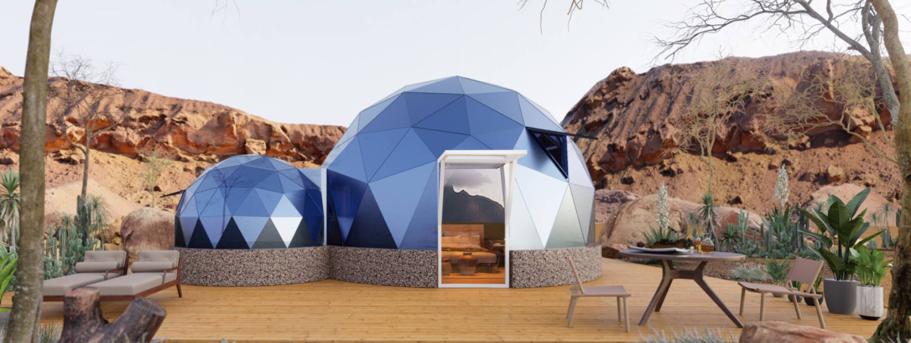 涿州市球形智能光伏玻璃星空房